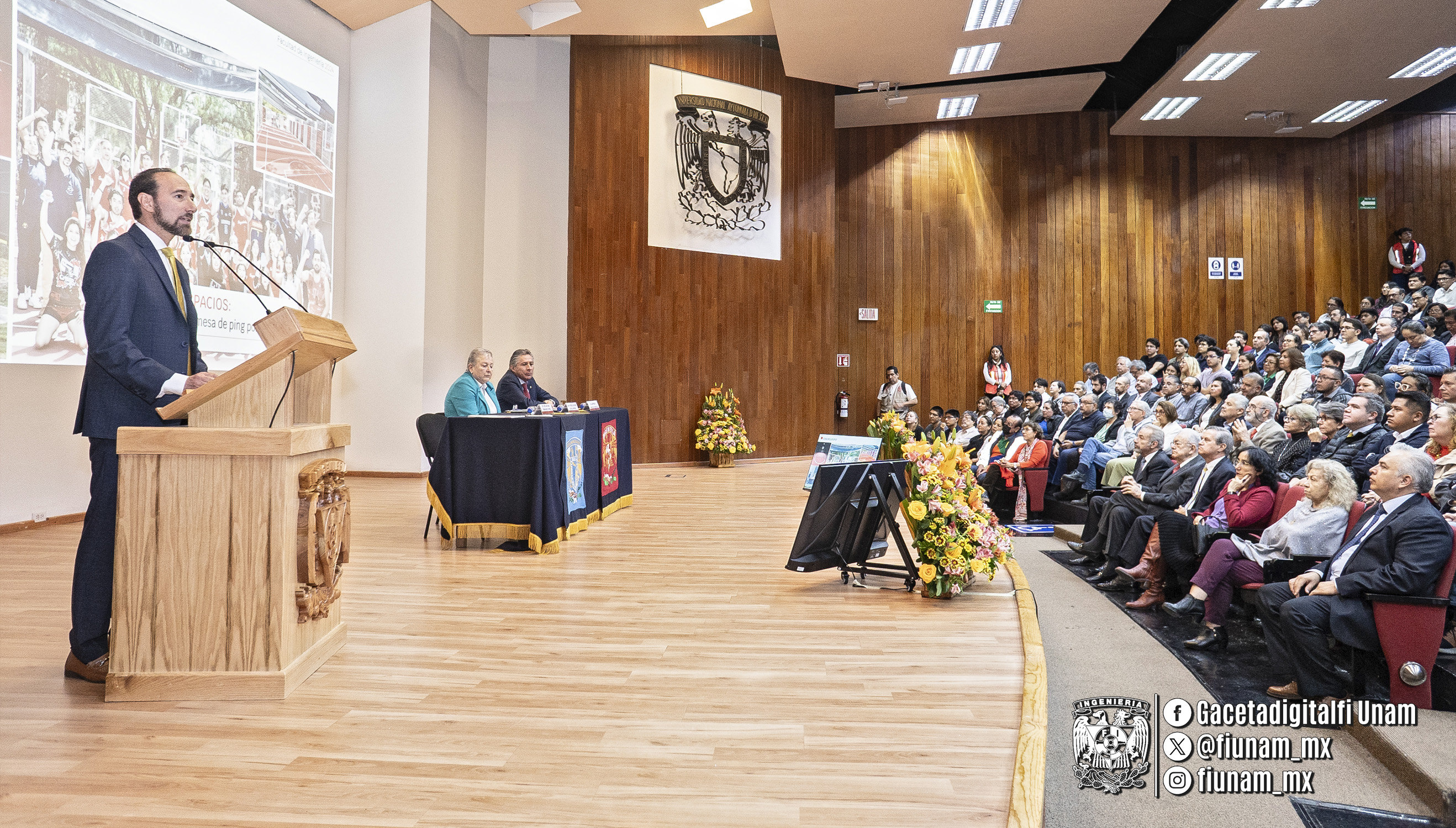 El Director presentó los logros y áreas de oportunidad de su segundo año de gestión al frente de la FI.