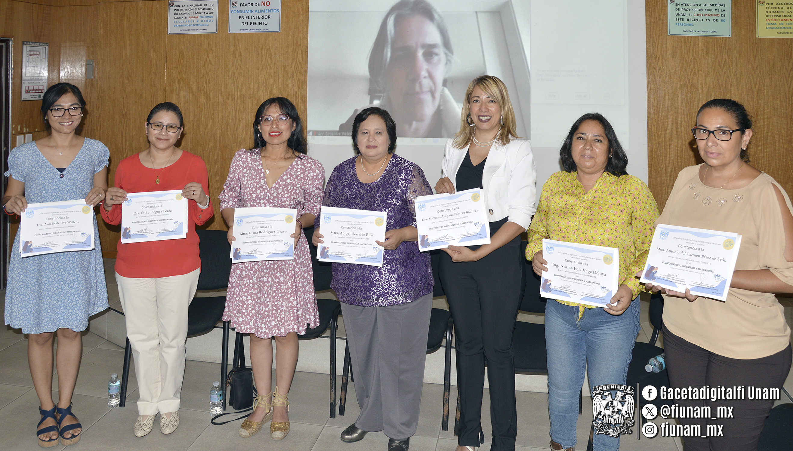 Académicas de la Facultad de Ingeniería participaron en diálogo organizado por la Unidad Integral de Género.