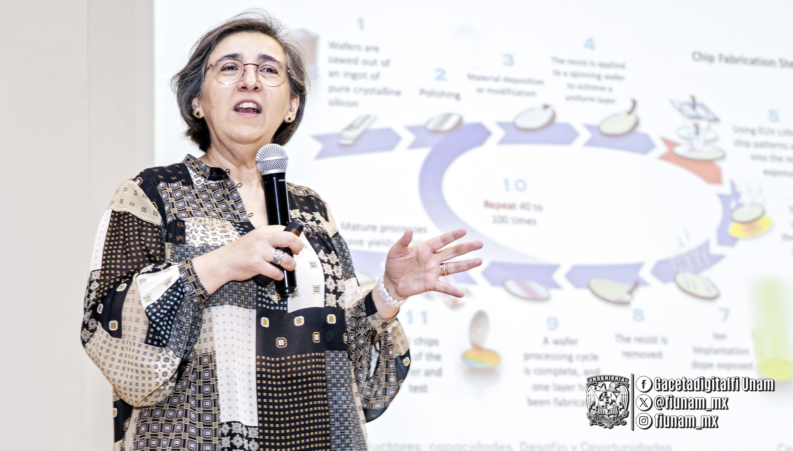 Cecilia Noguez, destacada científica, resaltó el potencial de México y de la Universidad en la industria.