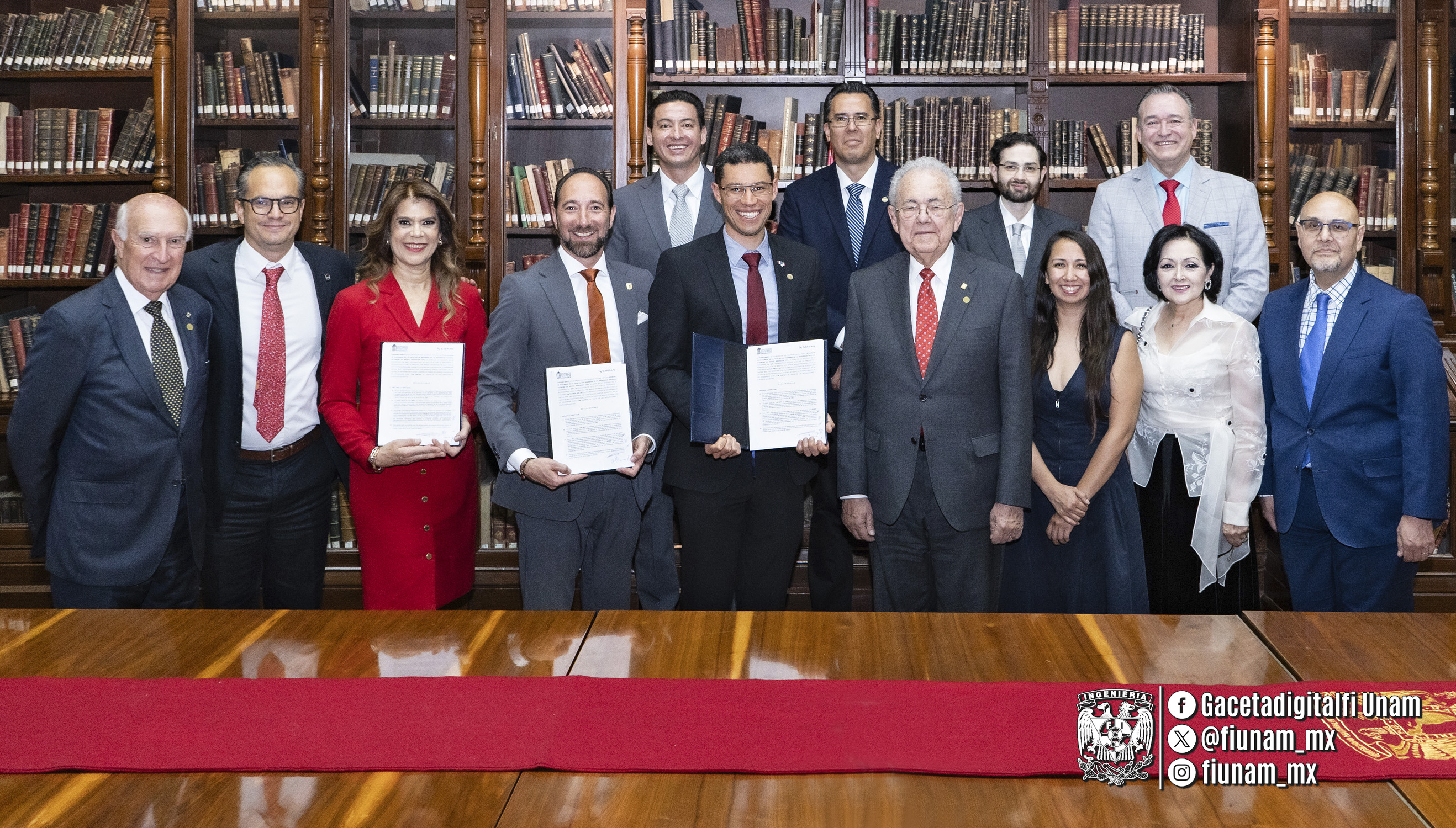 La Sociedad de Exalumnos de la FI firmó un convenio con Safran, empresa líder de ingeniería aeronáutica.