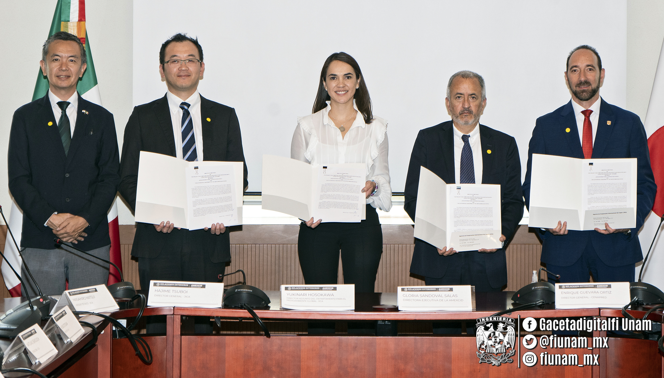 La FI colabora con gobierno de Japón